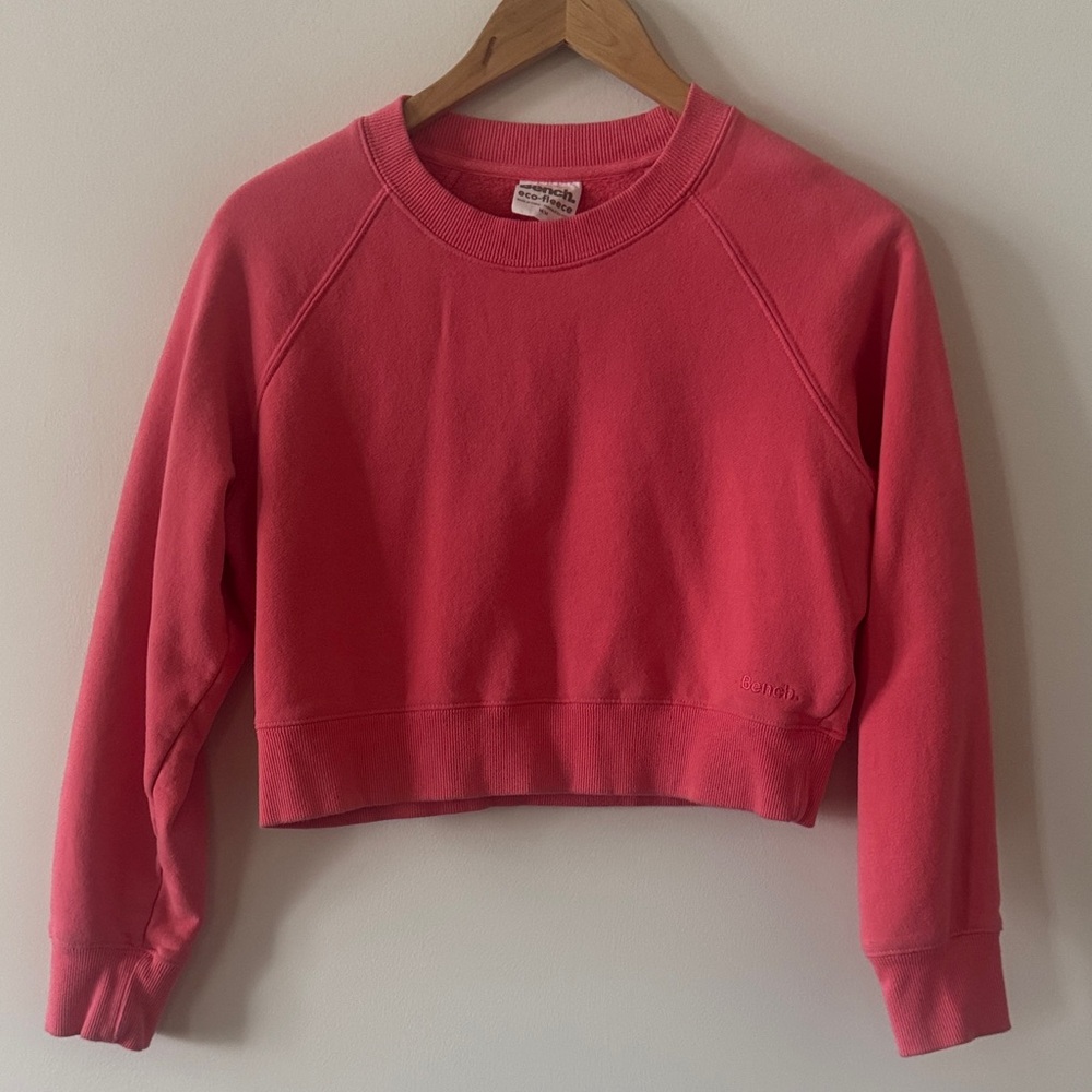 Bench Vibrant Pink Crew Neck Sweatshirt